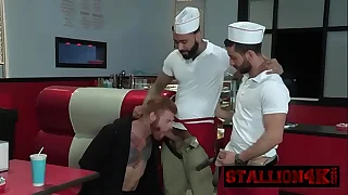 Awesome redhead twink gets filled in unconnected with a stud